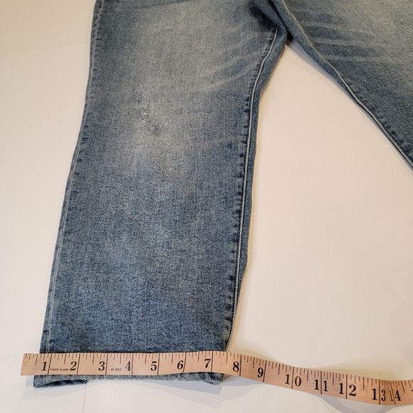 Liverpool Kenndy Crop Straight Jeans with Destruction LM7195VH Size 22W NEW! - Picture 7 of 17